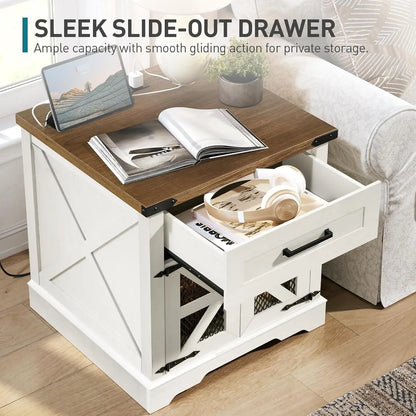 End Table Charging Station