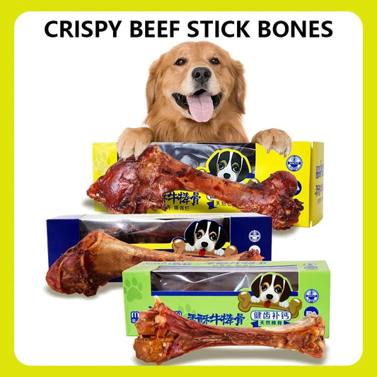 Dog Snacks Beef Bone, Delicious Nutritious Meat Flavor