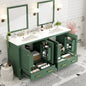 Double Sink Bathroom Vanity Solid Wood