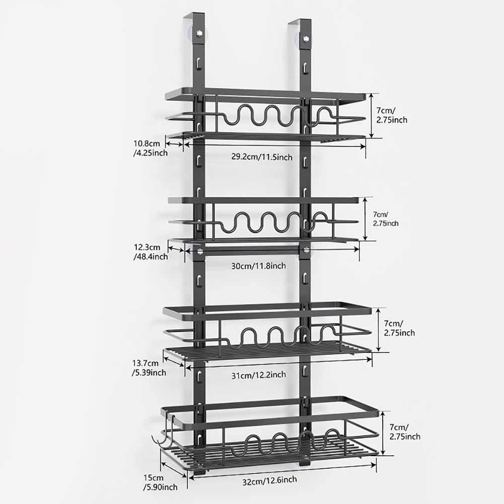 Over the Door Pantry Organizer Multi-Layer Storage