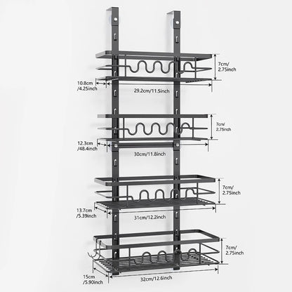 Over the Door Pantry Organizer Multi-Layer Storage