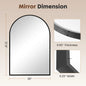 Arched Metal Framed Mirrors