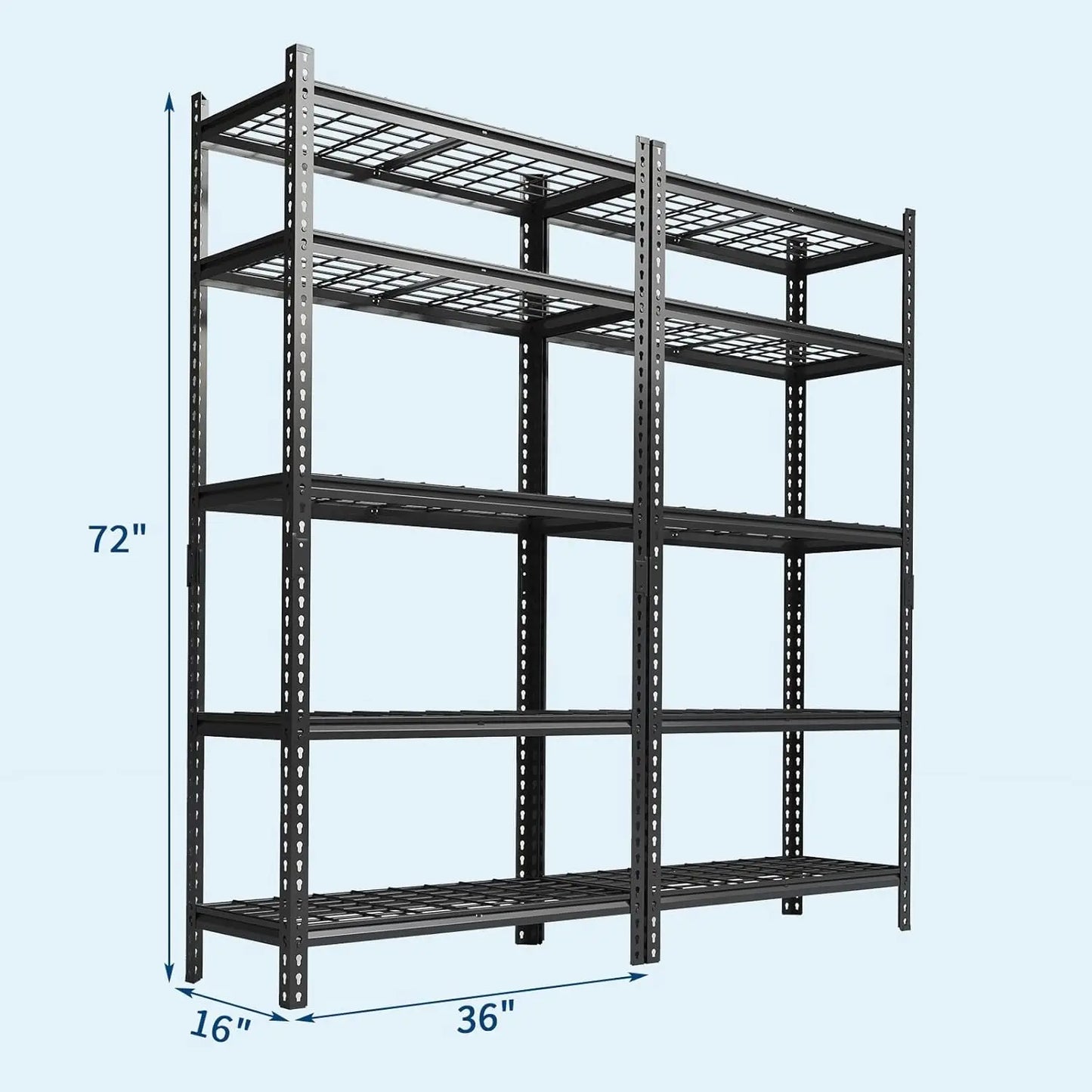 Metal Shelving, Heavy Duty