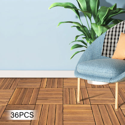 Hardwood Interlocking  Tiles