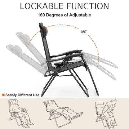 Zero Gravity Portable Recliner