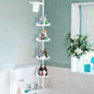Corner Shower Caddy with Adjustable Shelves