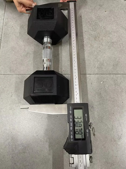 Rubber Hex Dumbbell