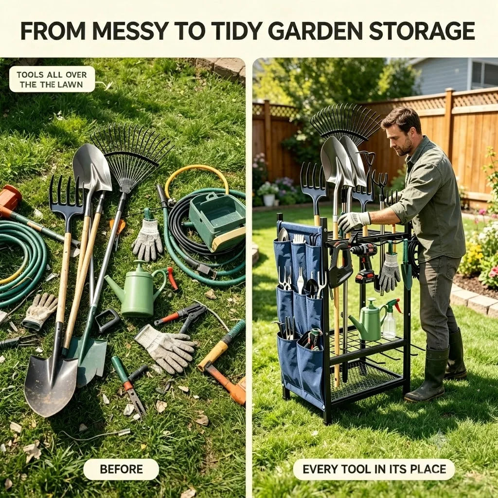 Garden Tool Storage Organizer