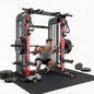 Power Cage Smith Machine with 2000LB Squat Rack Cable System