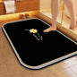 Bath Mat Quick Dry, Super Absorbent Non-slip
