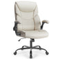 Office Chair with Flip-up Arms, Leather