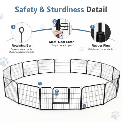 Dog Playpen Metal
