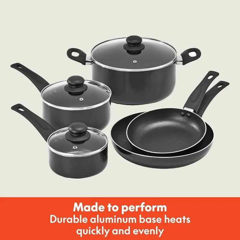 Cookware Set 12 Piece Pots andPans Utensils