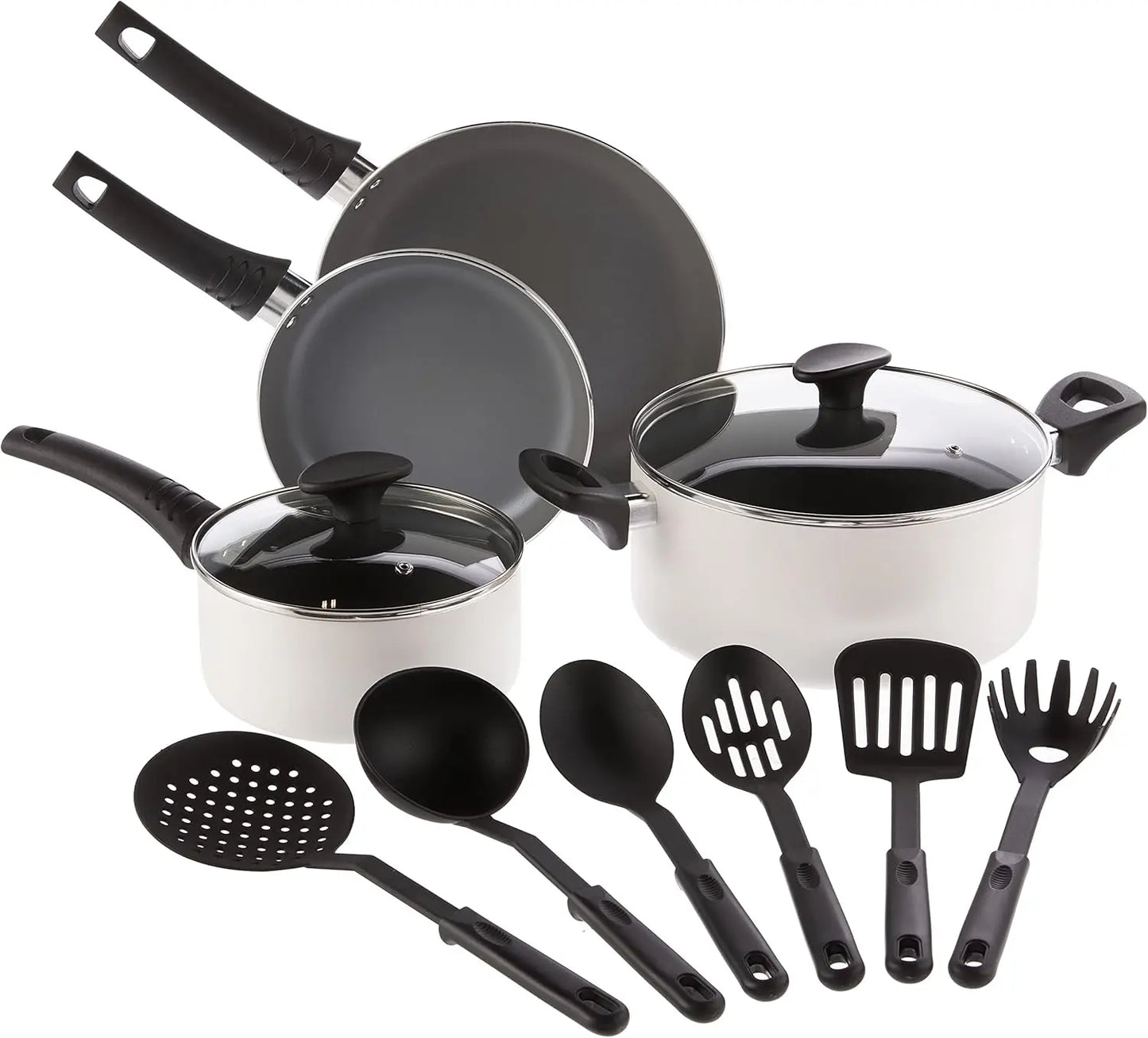 Cookware Set 12 Piece Pots andPans Utensils
