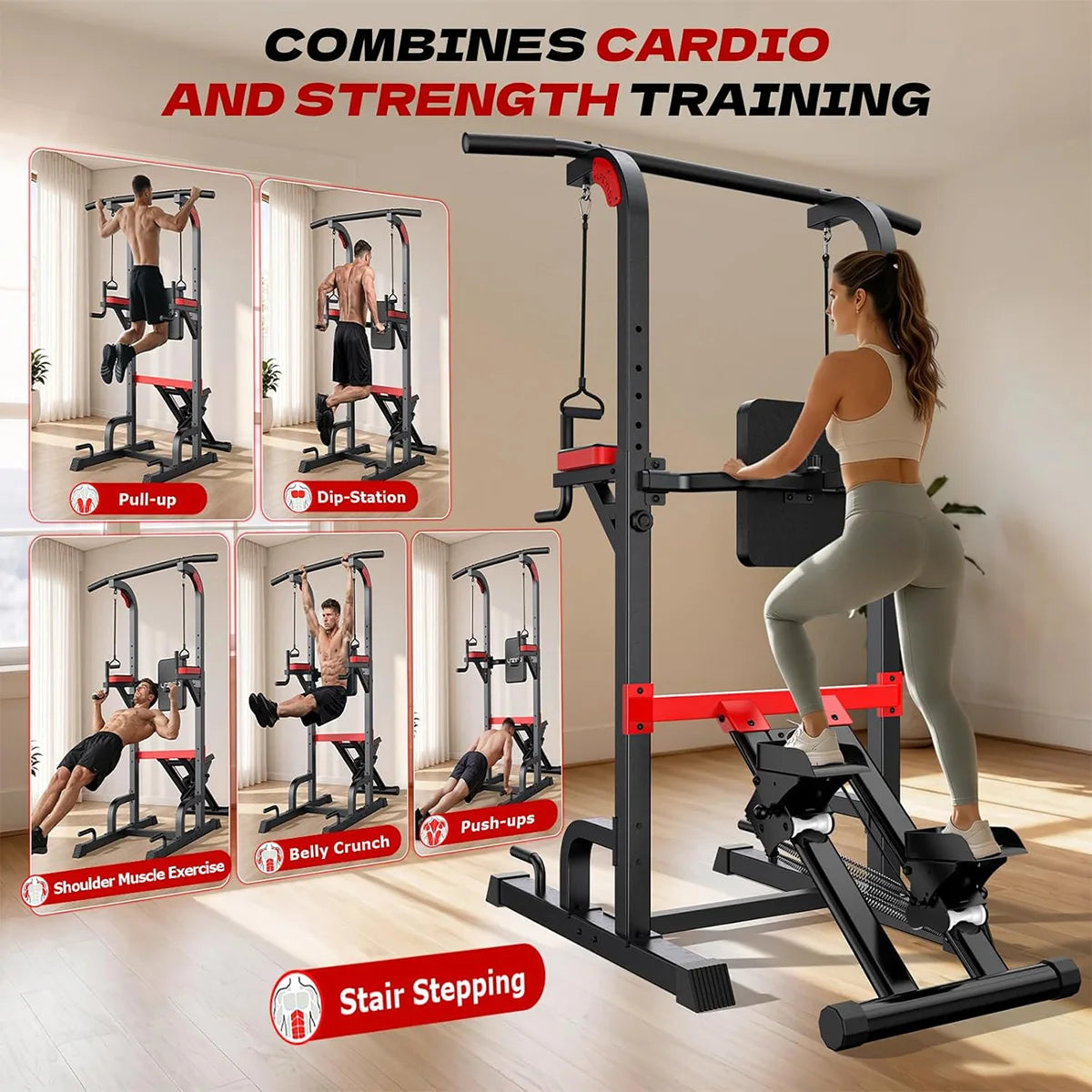 Power Tower Pull Up Bar