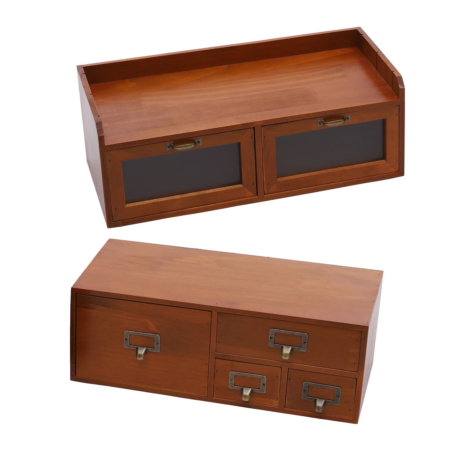 Solid Wood Desktop Organizer