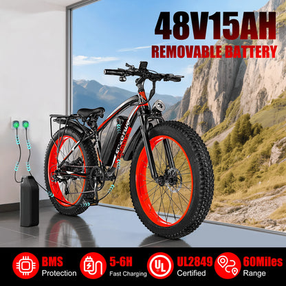Fat Tire Electric Bike for Adults