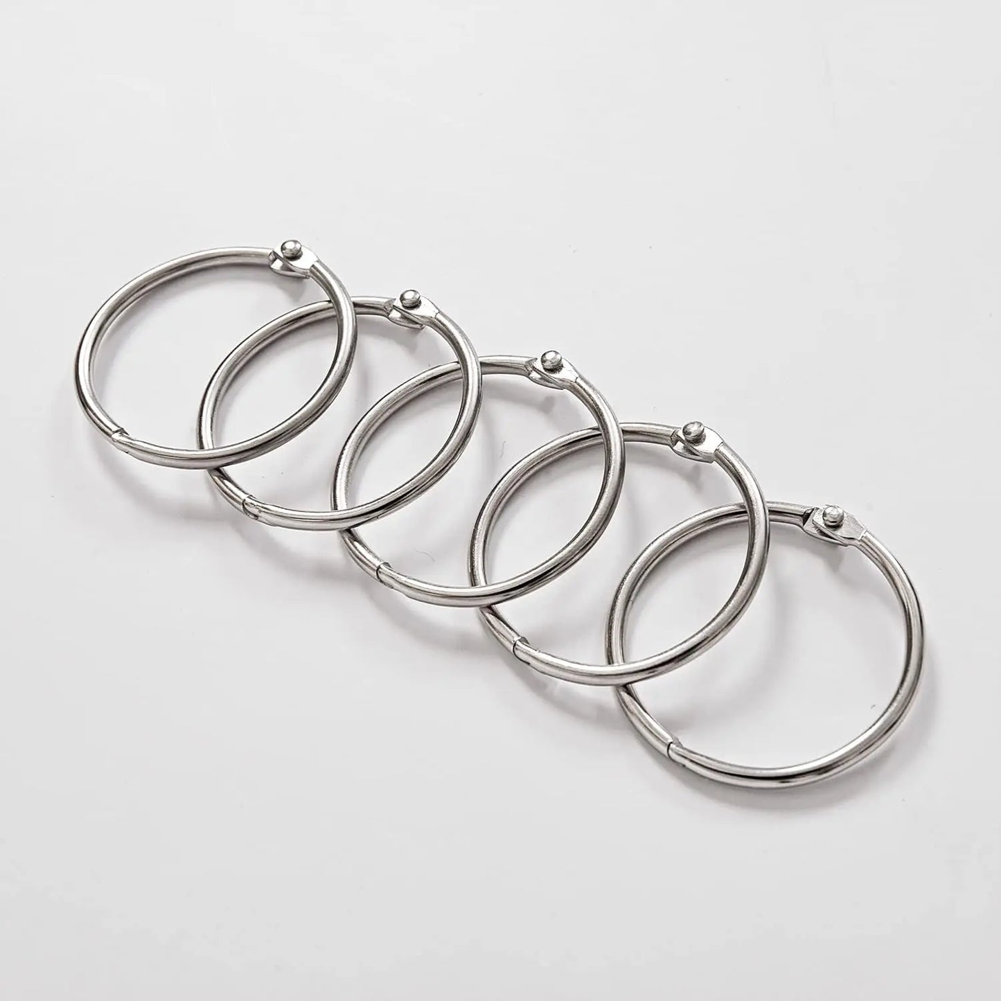24 Pack Shower Curtain Rings,Rust Proof