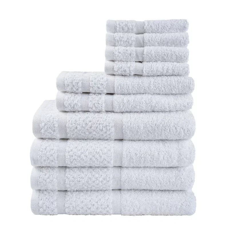Towel Set with Upgraded Softness & Durability, Grey