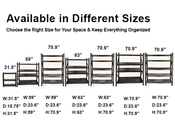 Heavy Duty Metal Storage Shelves