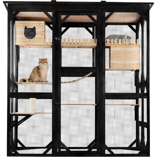 Large Outdoor Cat Enclosure Walk-in