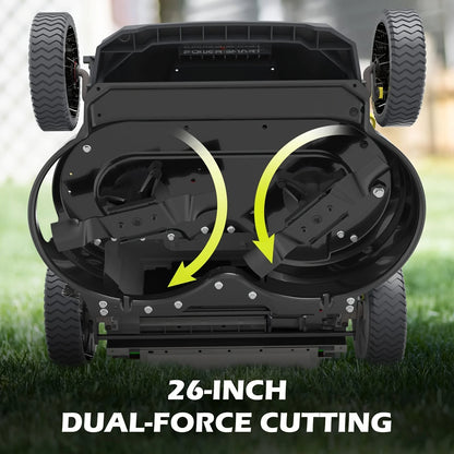 80V 26" Self-Propelled Lawn Mower, with Battery & Charger