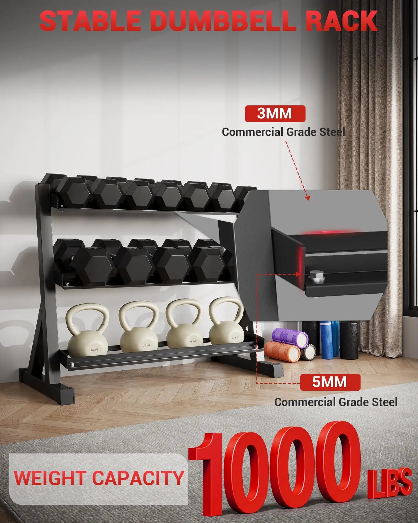 Dumbbell Rack Stand Only