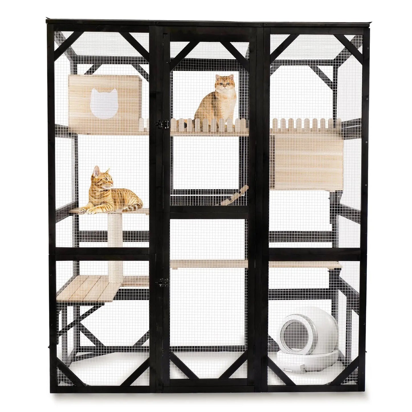 Large Outdoor Cat Enclosure Walk-in