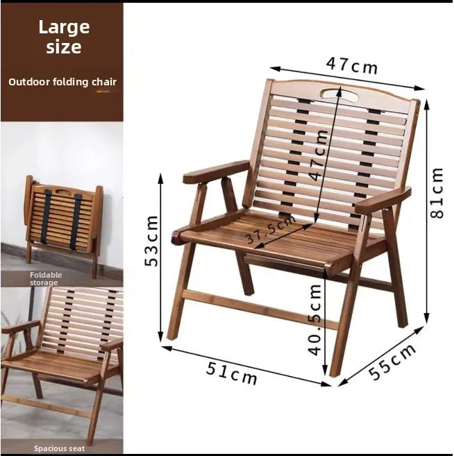 Folding Backrest Chair