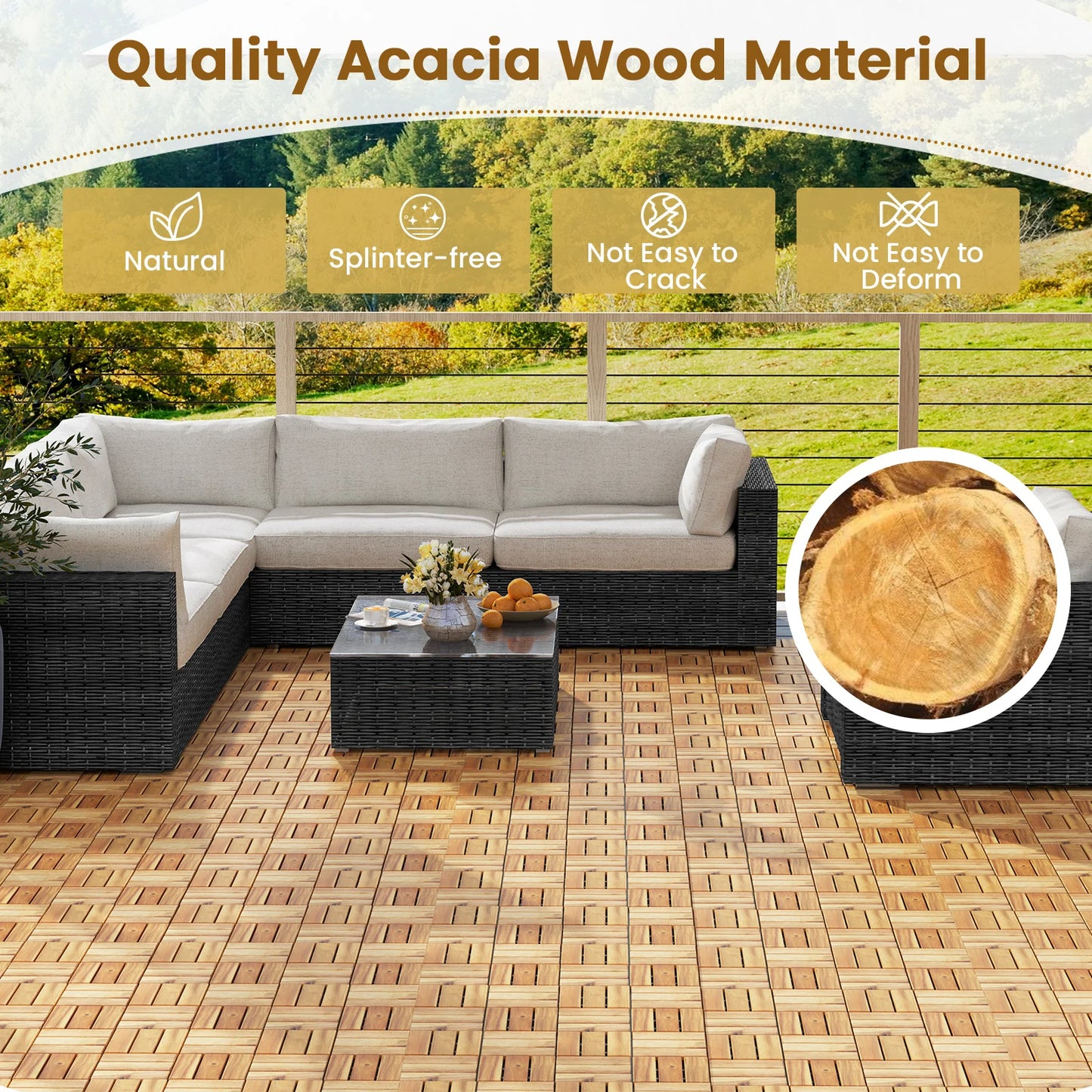 Interlocking Flooring Tiles