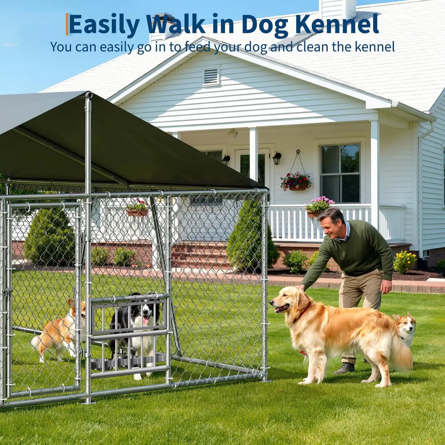 Galvanized Kennel