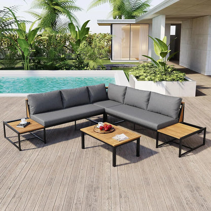 Outdoor Sofa Set with Coffee Table,