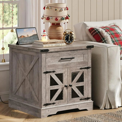 End Table Charging Station