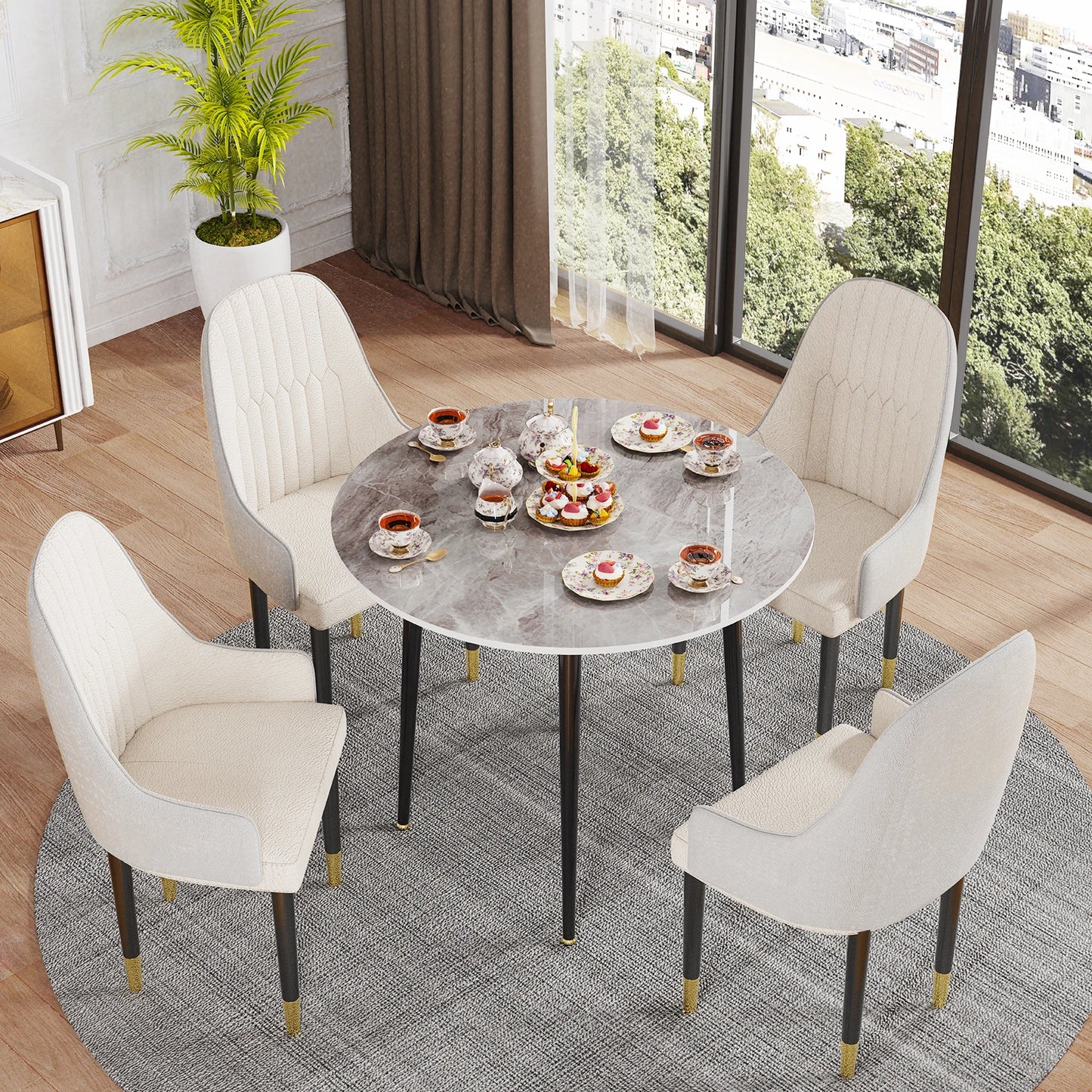 Stone Dining Table Round