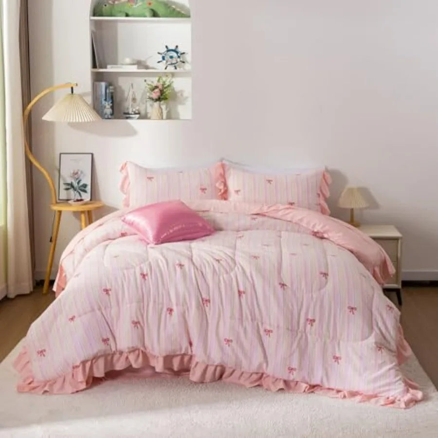 Bedding Set, Ruffle 6 Pcs