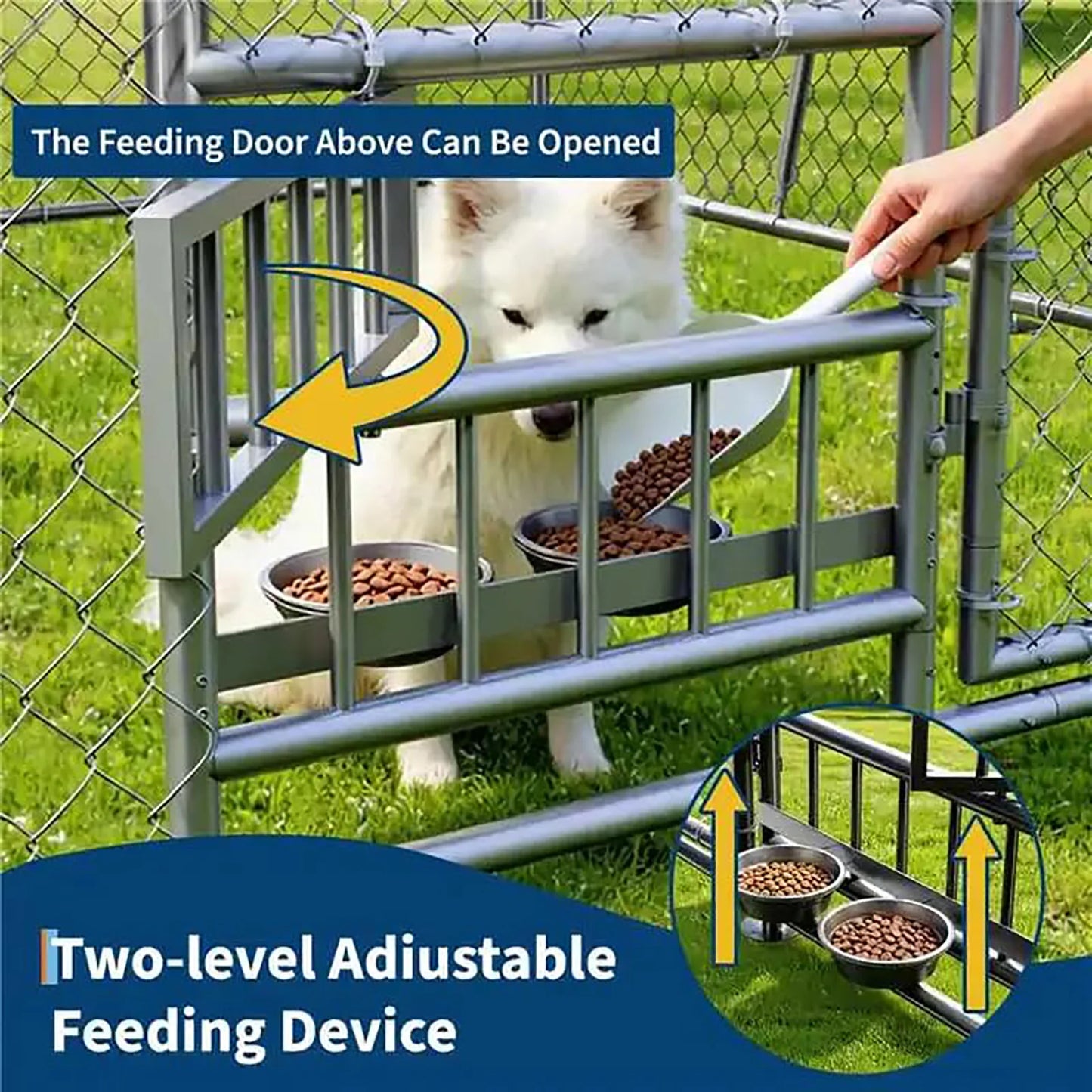 Galvanized Kennel