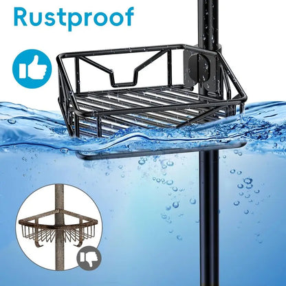 Corner Caddy Rustproof Tension Pole