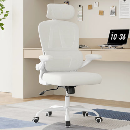 Office Chair with Headrest and Lumbar Support