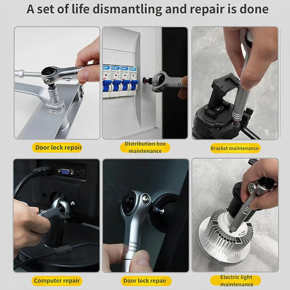 Magnetic screw driver set