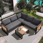 Outdoor Sofa Set with Coffee Table,
