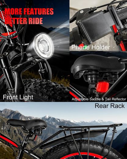 Fat Tire Electric Bike for Adults