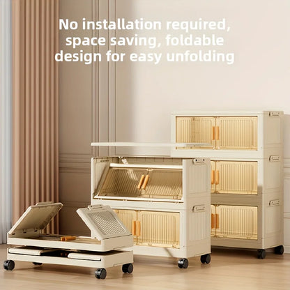 Storage Box, Stackable w/Wheels,
