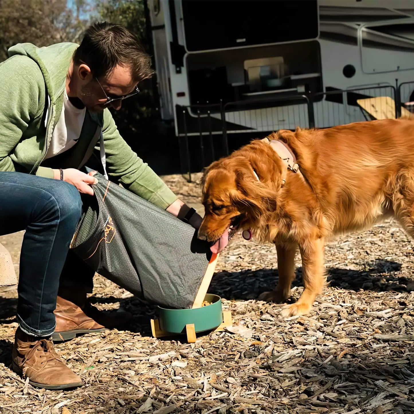 Pet Food Travel Bag, Perfect for RV Road Trips, Camping, Longterm Dog Boarding
