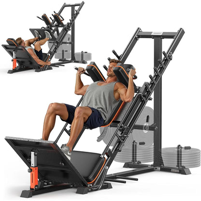 Leg Press Hack Squat Machine w