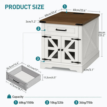 End Table Charging Station
