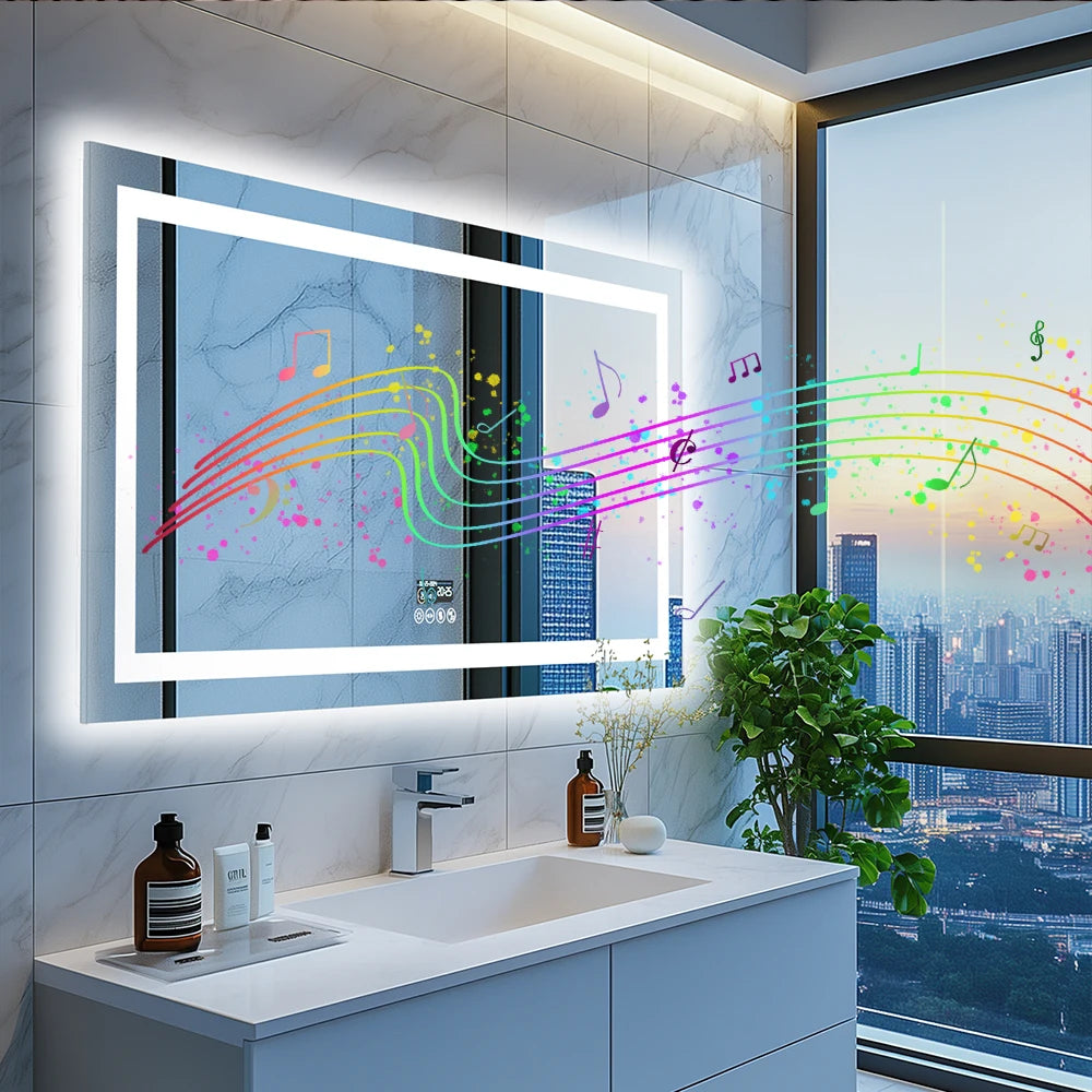 Mirror with Lights, Bluetooth