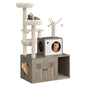 Cat Condo, Scratching Posts & Litter Cabinet For Indoor Cats