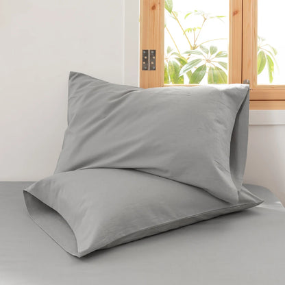 Linen Cotton Pillow Cases 2PCS Comfortable