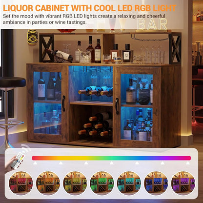 Wine Bar Cabinet Wine Rack