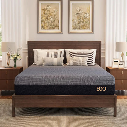 Mattress, Copper Gel Cooling Memory Foam Mattress for Back Pain Relief